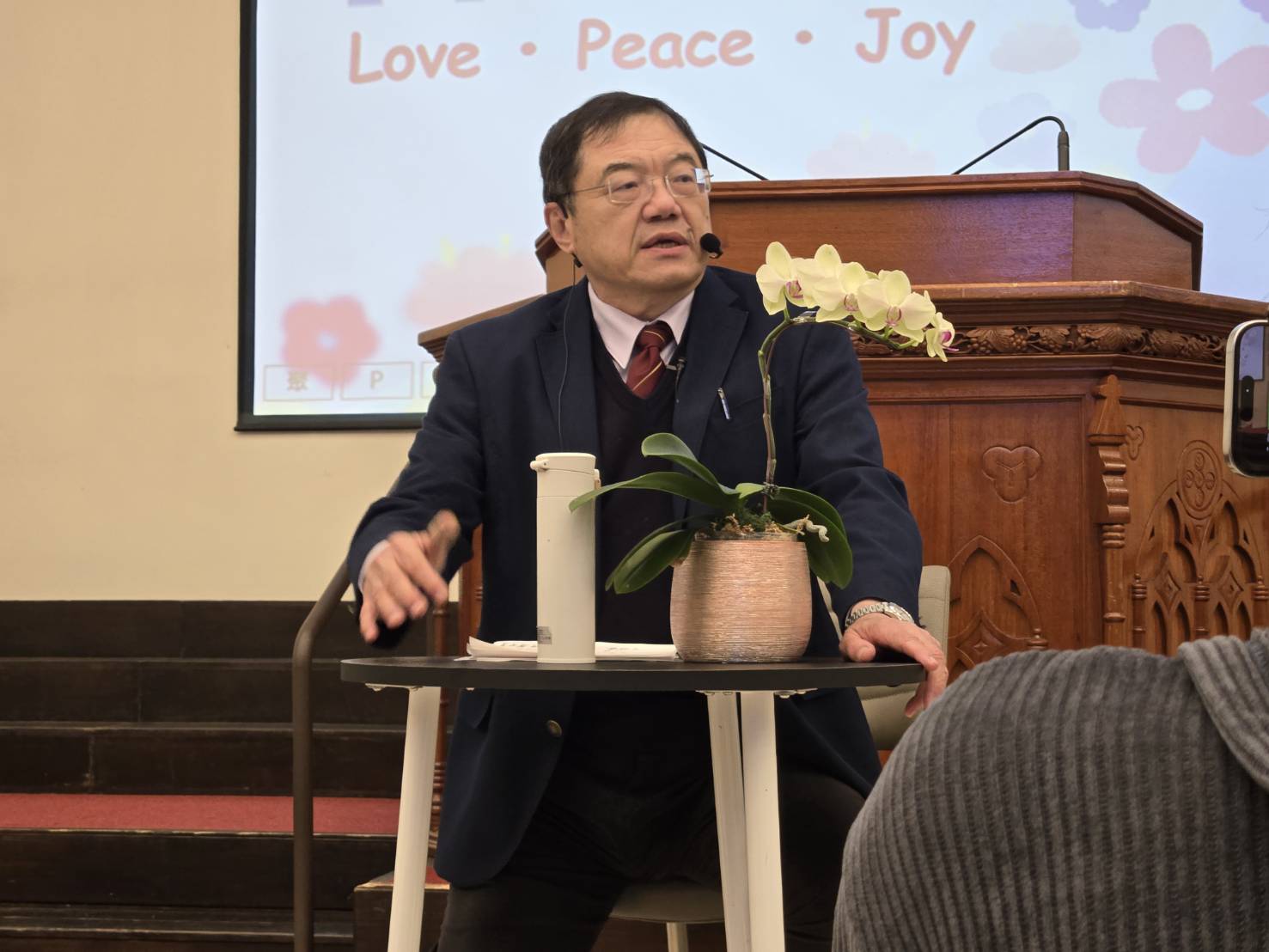 張文亮教授。（圖/梁敬彥攝影）